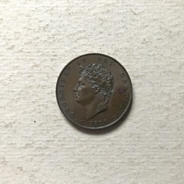 1826 Halfpenny, aUNC