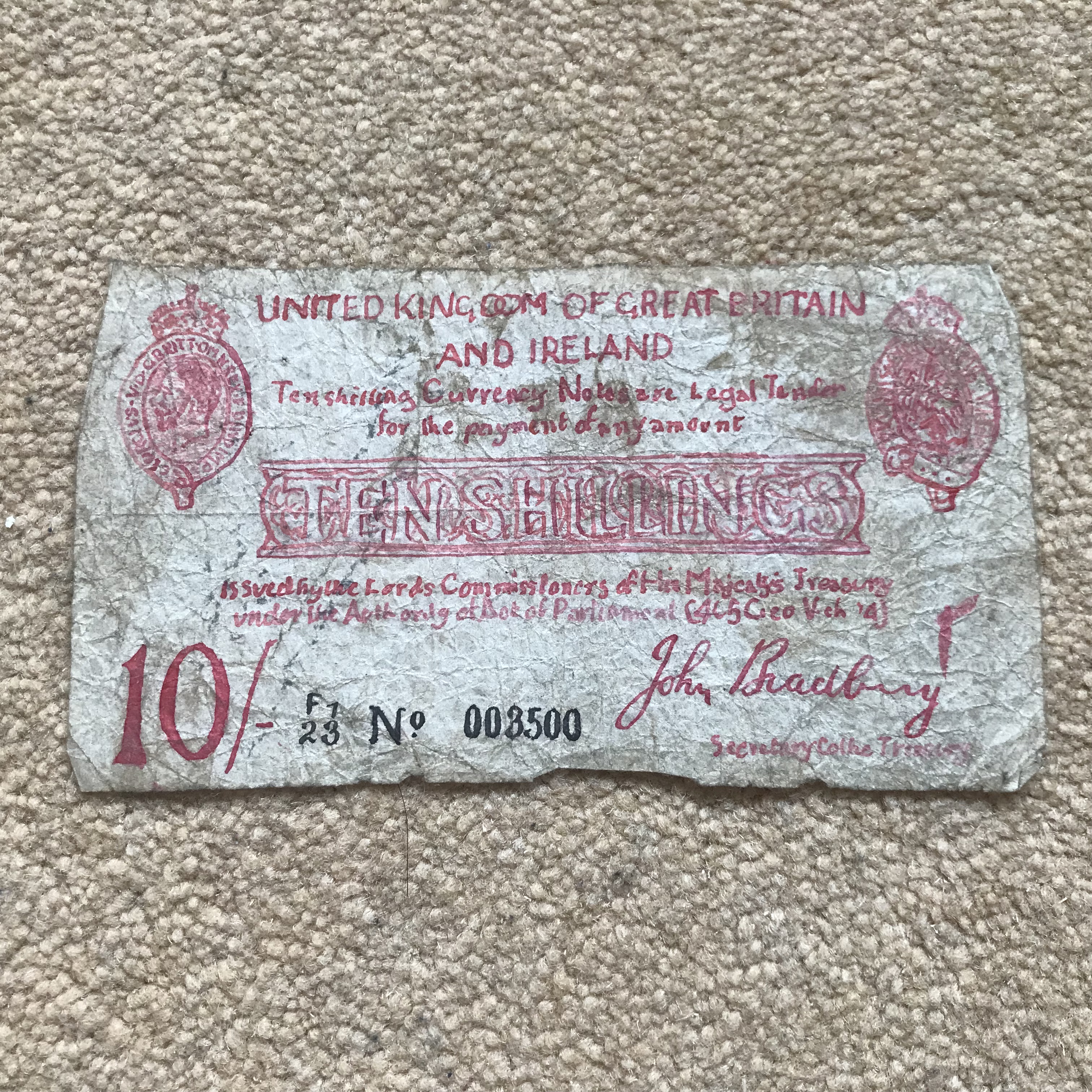 Contemporary Forgery, Bradbury 10s, EPM T12.2 for type, Poor